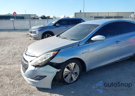 2013 Hyundai Sonata Hybrid Limited из США, поврежденный, VIN KMHEC4A4XDA083289
